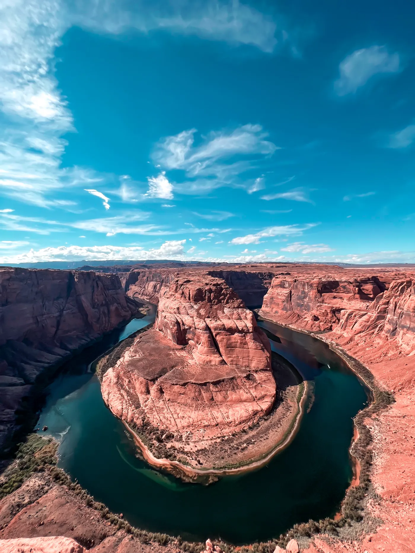 Horseshoe Bend on the Colorado River in Arizona