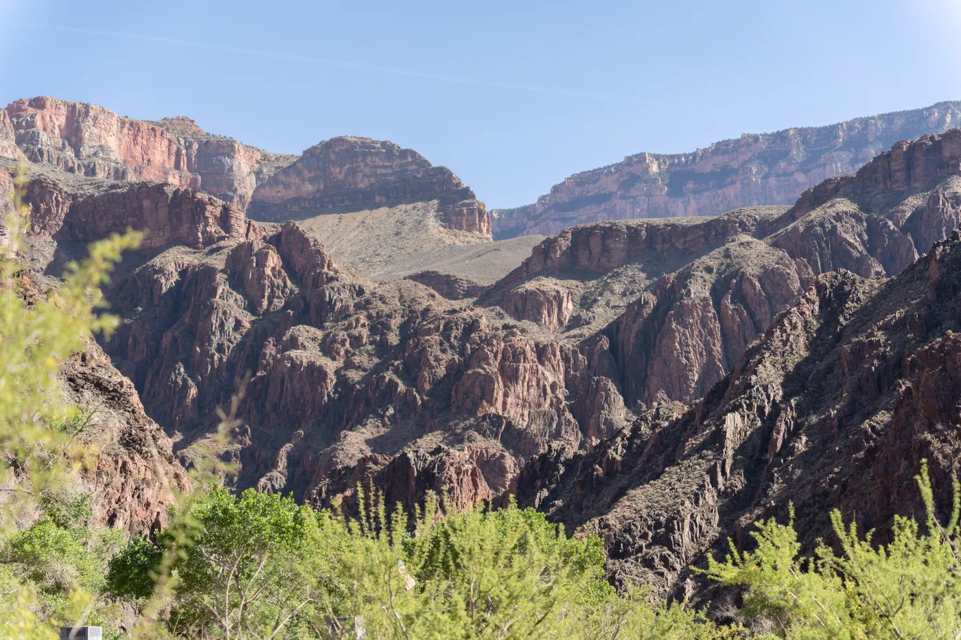 Rugged cliffs of the Grand Canyon